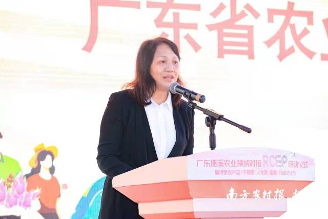 省農業(yè)農村廳二級巡視員羅惠蘭  南方農村報 吳秒衡 拍攝