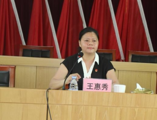建新鎮(zhèn)黨委副書記、鎮(zhèn)長王惠秀主持會議.jpg