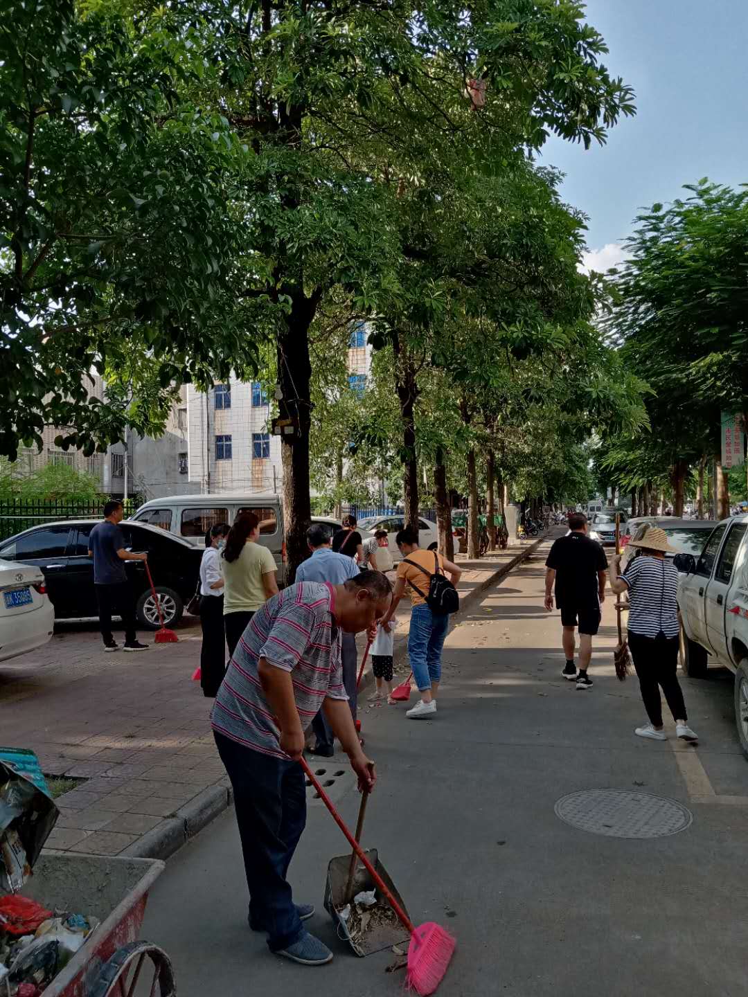 縣退役軍人事務(wù)局局干部職工到創(chuàng)文責(zé)任片區(qū)開展愛國衛(wèi)生“周末衛(wèi)生日”常態(tài)化活動(dòng)。.jpg