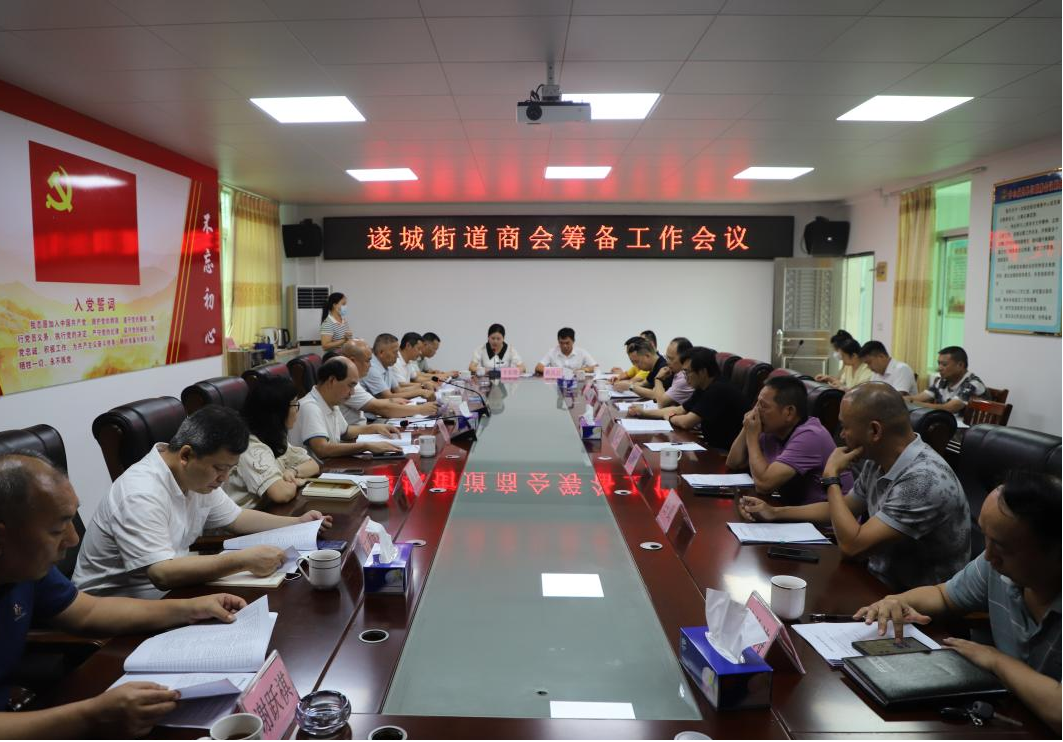 政企同心聚合力 雙向奔赴開新局——遂城街道商會(huì)籌備工作會(huì)議順利召開