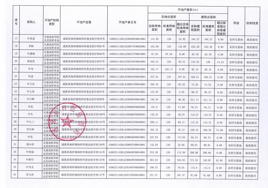 楊柑鎮(zhèn)楊柑村委會桂仔經(jīng)濟合作社不動產(chǎn)登記公告（第一批次）_頁面_3.jpg