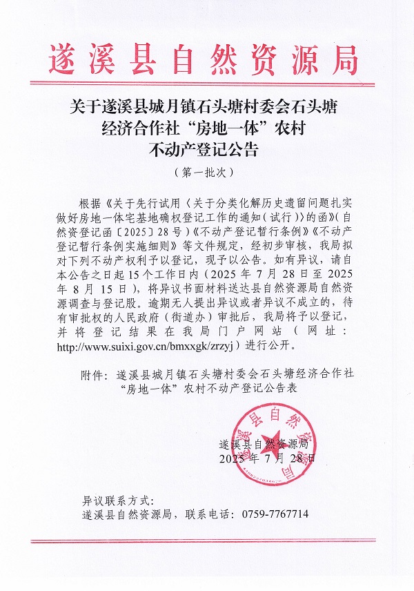 城月鎮(zhèn)石頭塘村委會石頭塘經(jīng)濟(jì)合作社不動產(chǎn)登記公告（第一批次）（歷史遺留問題）_頁面_1.jpg