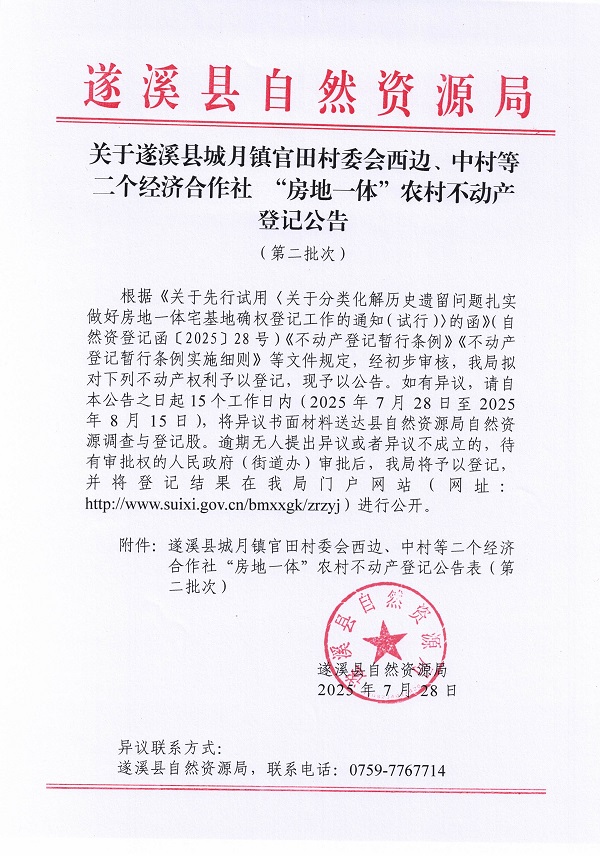 城月鎮(zhèn)官田村委會(huì)西邊、中村等二個(gè)經(jīng)濟(jì)合作社不動(dòng)產(chǎn)登記公告（第二批次）（歷史遺留問題）_頁面_1.jpg