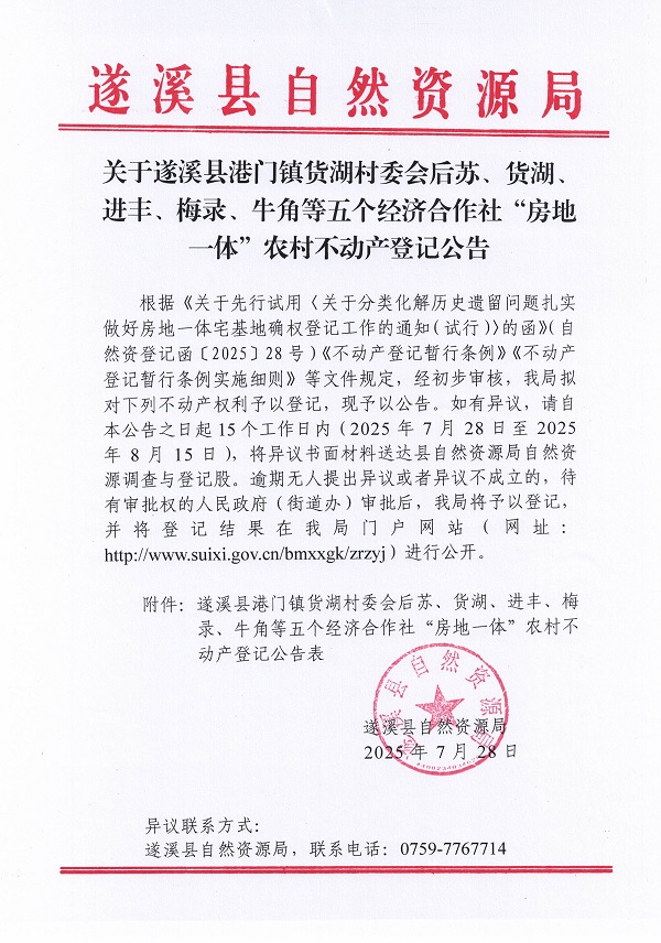港門鎮(zhèn)貨湖村委會(huì)后蘇等五個(gè)經(jīng)濟(jì)合作社不動(dòng)產(chǎn)登記公告（第一批次）（歷史遺留問題）_頁面_1.jpg