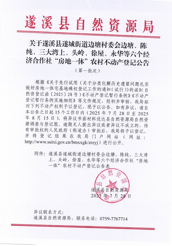 遂城街道邊塘村委會(huì)邊塘等六個(gè)經(jīng)濟(jì)合作社不動(dòng)產(chǎn)登記公告（第一批次）（歷史遺留問題）_頁面_1.jpg