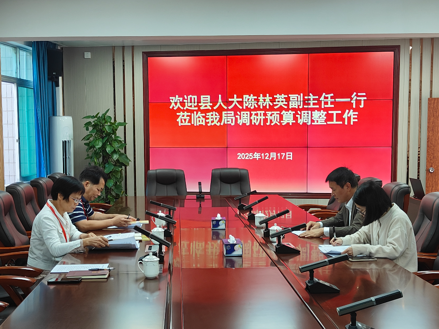 縣人大常委會(huì)調(diào)研2025年度第二次財(cái)政預(yù)算調(diào)整工作